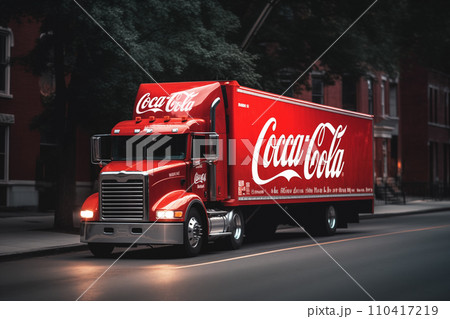 Coca-Cola Christmas truck. Christmas Holidays coming. Coca-Cola Christmas truck. Christmas Holidays coming. 110417219