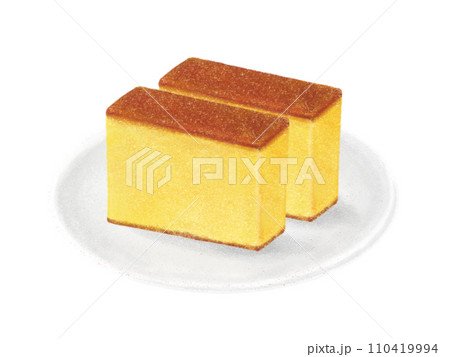 カステラのイラスト 110419994