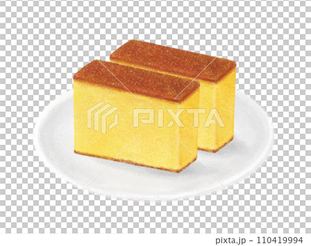 カステラのイラスト 110419994