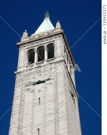 California campanile clock tower, the Sather Tower 110422371