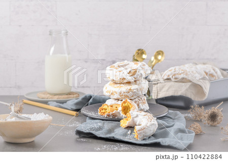 Sweet portuguese donuts 110422884