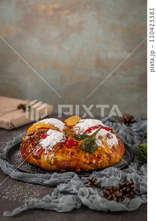 Bolo Rei or Kings Cake 110423381