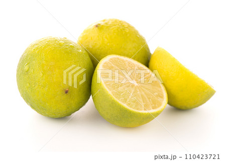 Fresh green limes 110423721