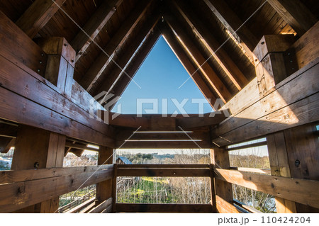 Bird observation tower interior 110424204