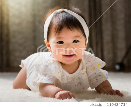 はいはいする赤ちゃん はいはいする赤ちゃん 110424734