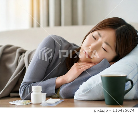 具合の悪い女性 具合の悪い女性 110425074