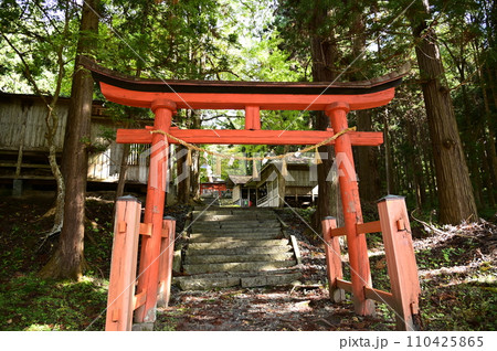 花巻市の名所 丹内山神社 110425865