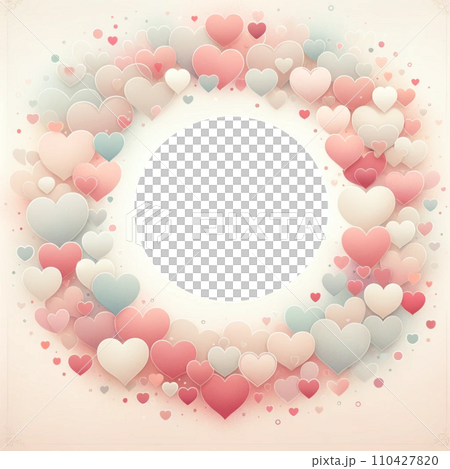 粉彩心型留言卡 110427820