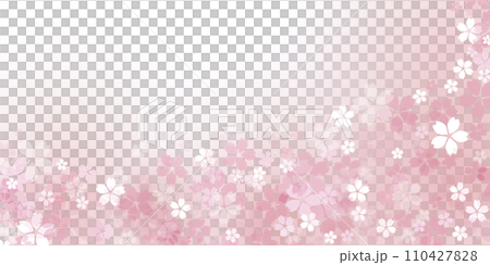 櫻花花瓣背景圖粉紅漸層背景 110427828