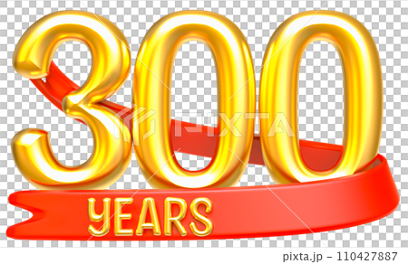 Happy Anniversary Number Years Gold 3D Render Happy Anniversary Number Years Gold 3D Render 110427887