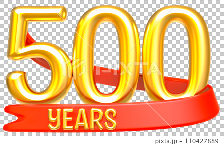 Happy Anniversary Number Years Gold 3D Render Happy Anniversary Number Years Gold 3D Render 110427889