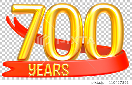 Happy Anniversary Number Years Gold 3D Render Happy Anniversary Number Years Gold 3D Render 110427891