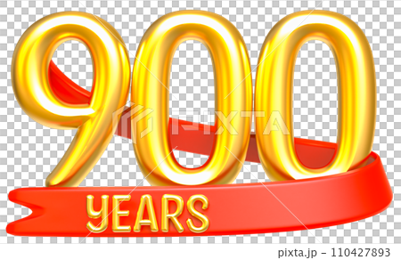 Happy Anniversary Number Years Gold 3D Render Happy Anniversary Number Years Gold 3D Render 110427893