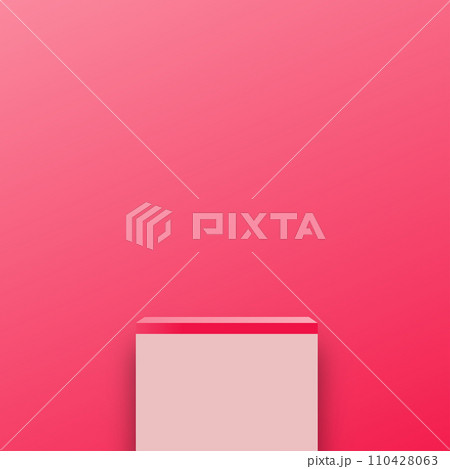 3d valentine podium scene for product display or placement. Vector 3d valentine podium scene for product display or placement. Vector 110428063