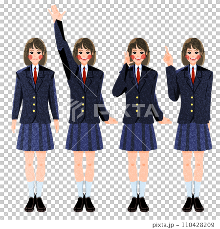 女學生姿勢合集 女學生姿勢合集 110428209