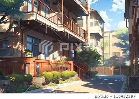 繊細で芸術的な家や室内系背景イラスト 110432397