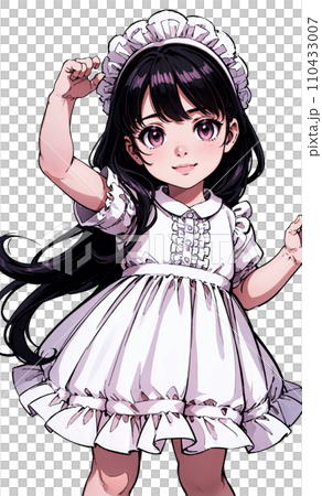 5歲左右的女孩插畫 110433007