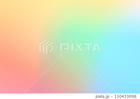 カラフルでメルヘンチックな背景　ふんわりとした 110433098