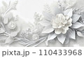 白い花　AI生成画像 110433968