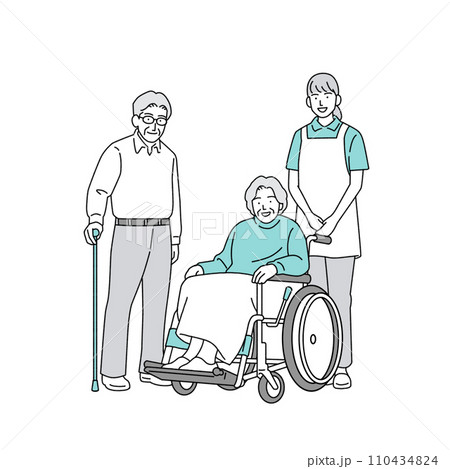 介護の人物イラスト 110434824