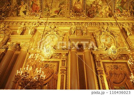 フランスパリの美しい装飾 110436023