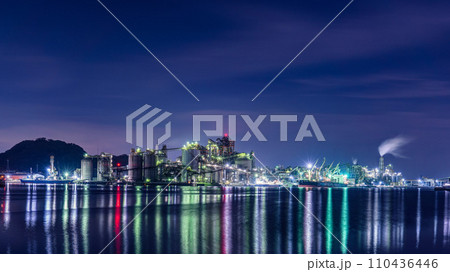 北九州・苅田の工場夜景 北九州・苅田の工場夜景 110436446