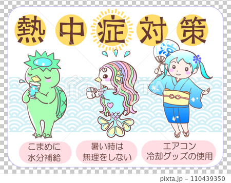 預防中暑的怪物三人組 110439350