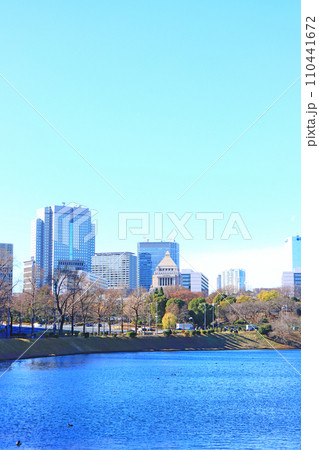 東京都千代田区永田町、国会議事堂の風景 110441672