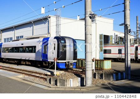 清須市、新川検車区で休んでいるミュースカイ 清須市、新川検車区で休んでいるミュースカイ 110442848