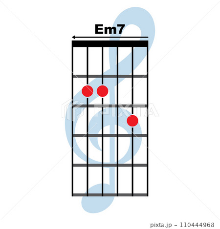 Em7 guitar chord iconのイラスト素材 [110444968] - PIXTA
