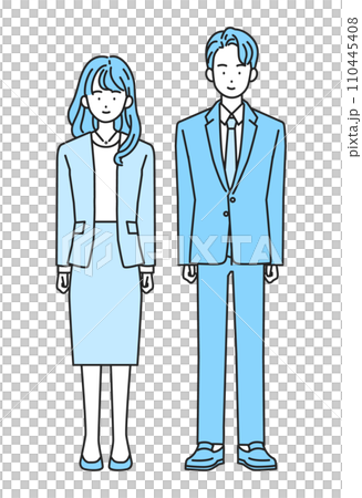 Business people wearing suits (men and women) Business people wearing suits (men and women) 110445408