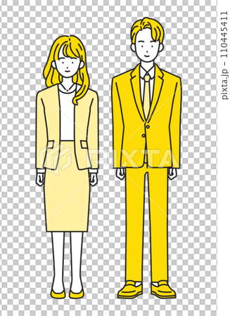 Business people wearing suits (men and women) Business people wearing suits (men and women) 110445411
