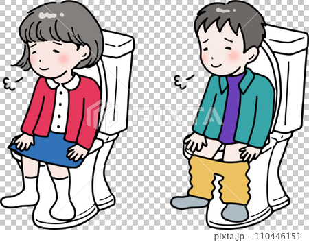 小學生在廁所裡平靜下來 小學生在廁所裡平靜下來 110446151