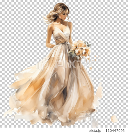 what color shoes go with champagne bridesmaid dresses Watercolor Mikado Girl Party Dress by AS546 Kids Dream