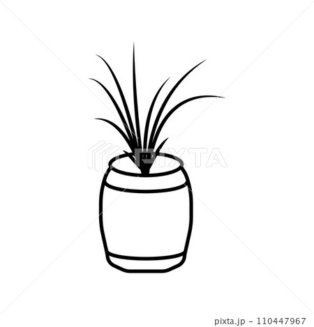 flower vase icon 110447967