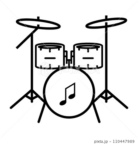 icon drums vector icon drums vector 110447989