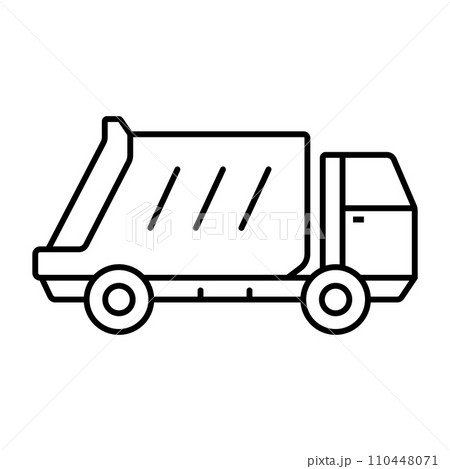 garbage truck icon 110448071