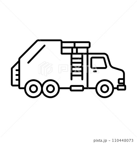 garbage truck icon 110448073