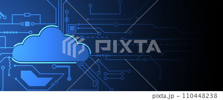 Modern cloud technology. Integrated digital web concept background Modern cloud technology. Integrated digital web concept background 110448238