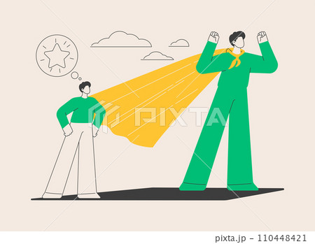 Self-esteem abstract concept vector illustration. Self-esteem abstract concept vector illustration. 110448421