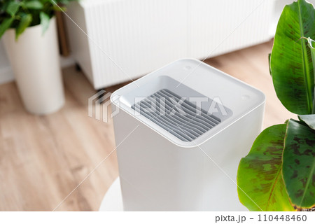 Modern air humidifier in living room 110448460