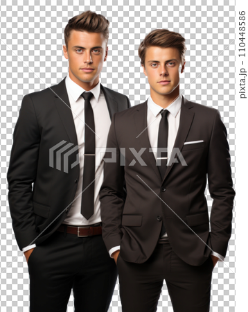 fullbody photo of businessman isolated 110448586