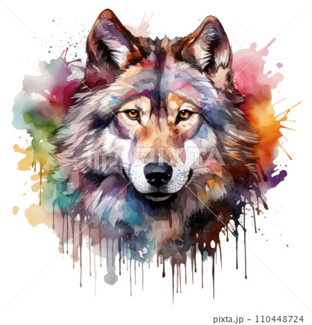 art watercolor art illustration isolated 110448724