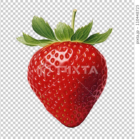 a strawberry isolated 110448725