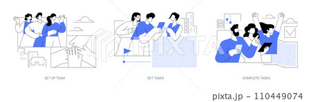 City quest isolated cartoon vector illustrations se City quest isolated cartoon vector illustrations se 110449074
