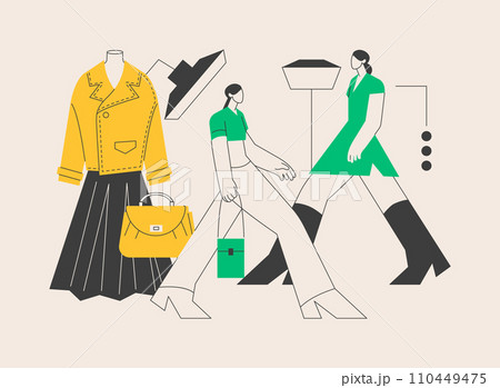 Modeling agency abstract concept vector illustration. 110449475