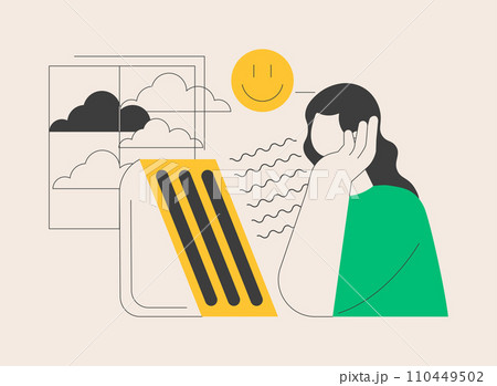 Light therapy abstract concept vector illustration. 110449502