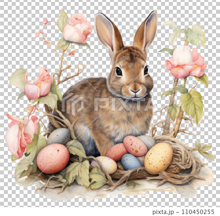 happy easter bunny bunny easter card set 110450255