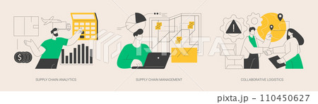 Transportation cost abstract concept vector illustrations. 110450627