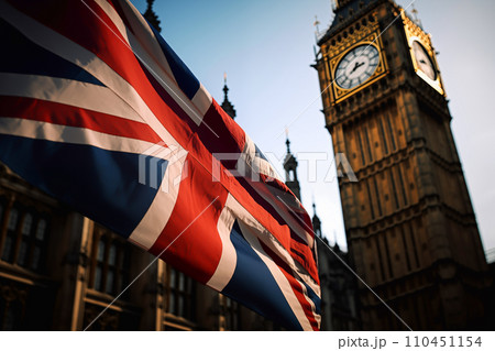 City of London flag background. 110451154
